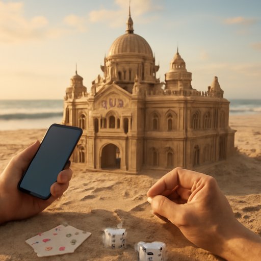 bgd333 হাতে মোবাইল ধরে হিসাব দেখা